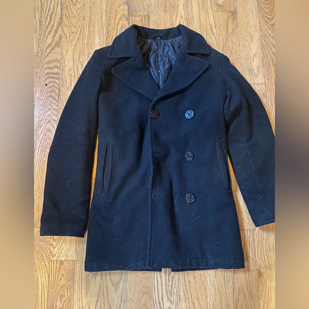Men’s Black XS or XXS Peacoat